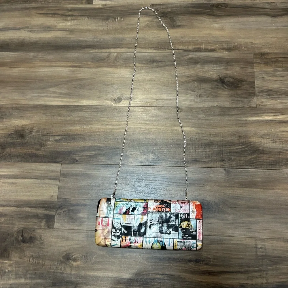Vogue Magazine Print Clutch Bag - Picture 3 of 6